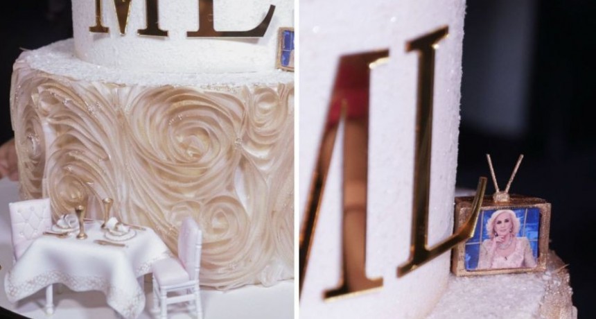 Mirtha festej&oacute; su cumple con una majestuosa torta 