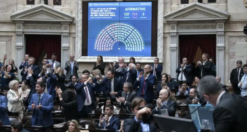 Diputados sancion&oacute; la reforma de la Ley de Glaciares