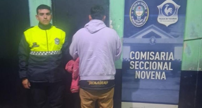 Un hombre fue arrestado tras lastimar a su pareja con un machete