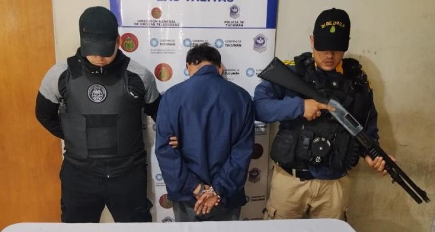 Un hombre con m&aacute;s de un kilo de marihuana cuando fue atrapado en la v&iacute;a p&uacute;blica