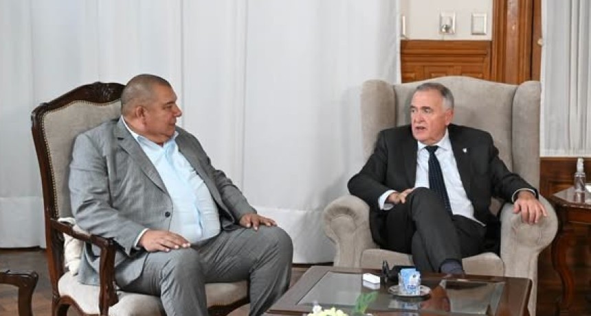 El Gobernador analiz&oacute; con el legislador Arga&ntilde;araz el avance de obras viales e h&iacute;dricas en Leales