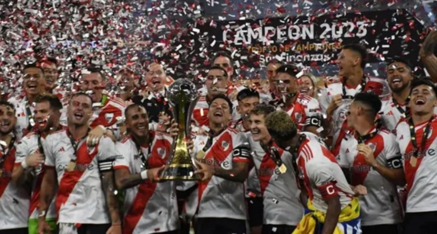 River se qued&oacute; con el Trofeo de Campeones tras vencer Rosario Central 2 a 0